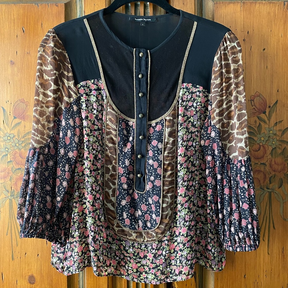 Silk Boho Blouse